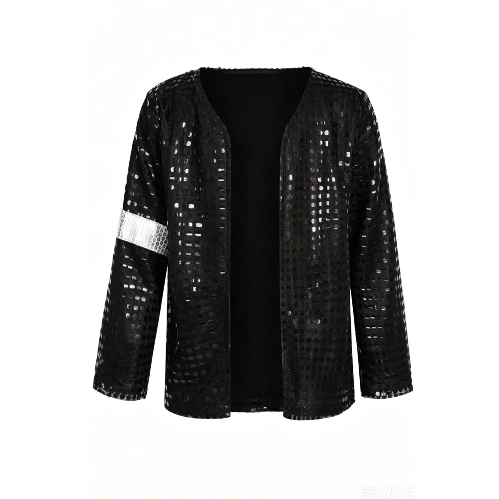 Kids' Michael Jackson Birthday Dance Pop Star Boys Girls Outfits Costume - alternate view 2