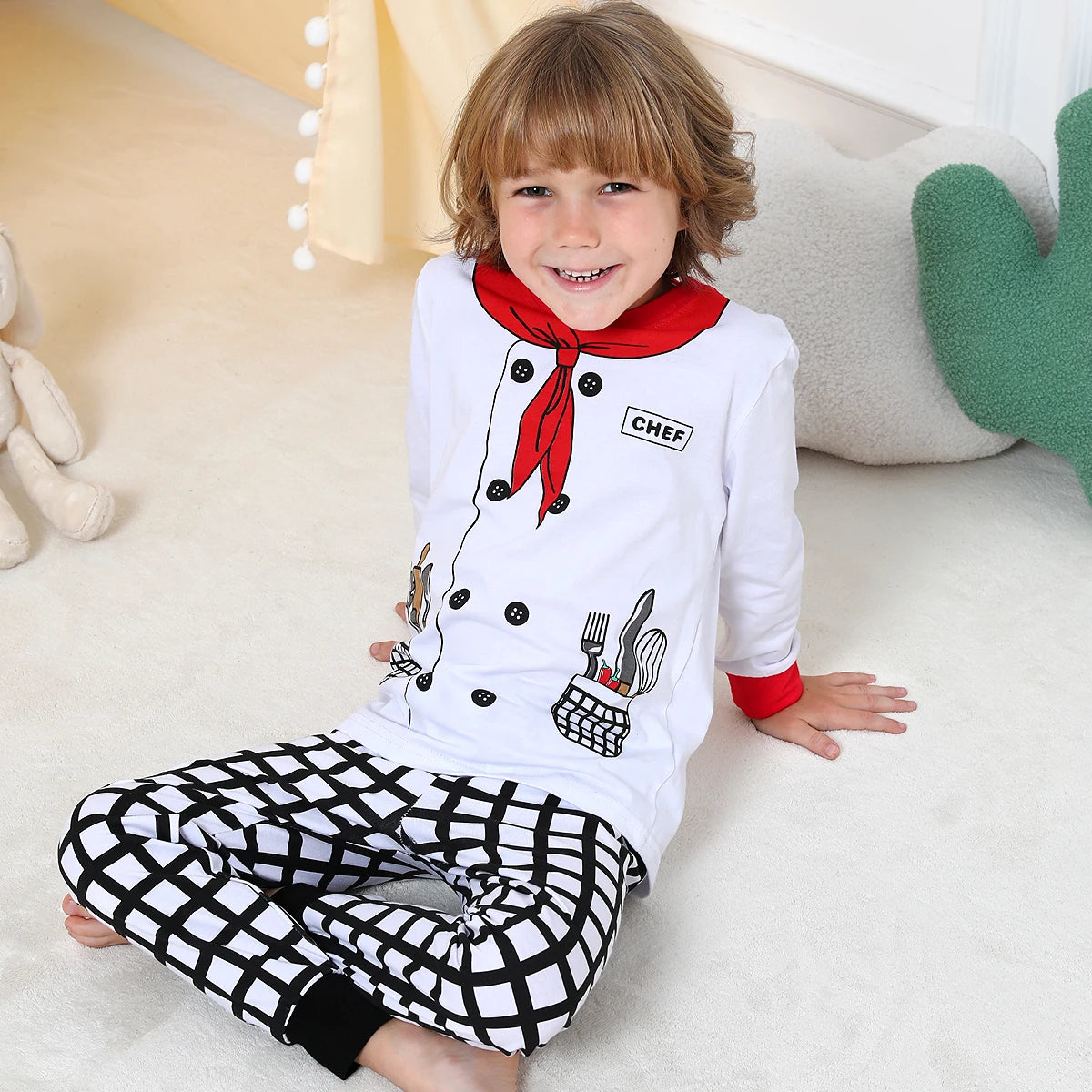 Boys Chef Halloween Costume Set