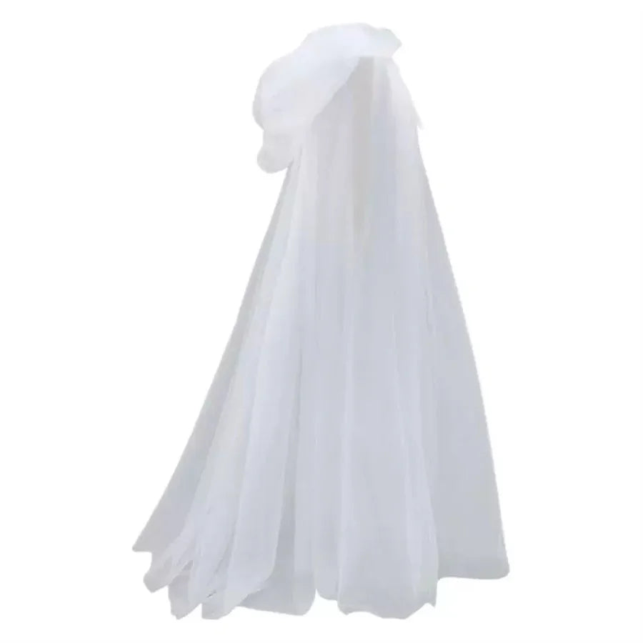 Halloween Cosplay - Ghost Costume with Hooded Cloak, Death God Witch Net-like Long - Discount Halloween City