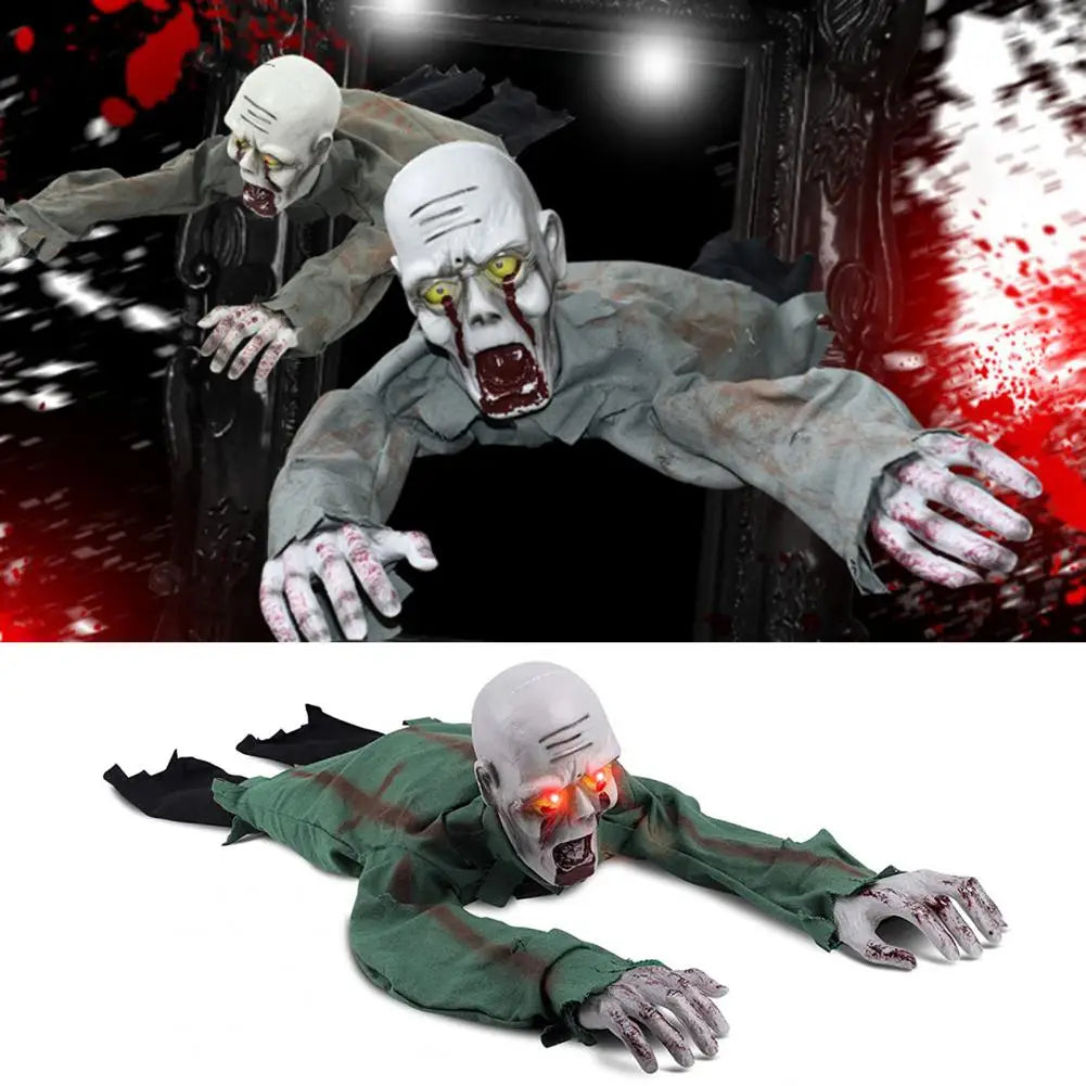 Halloween Spooky Voice-controlled Electric Glowing Crawling Ghost with Realistic Postures Crawling Ghost - product image 1
