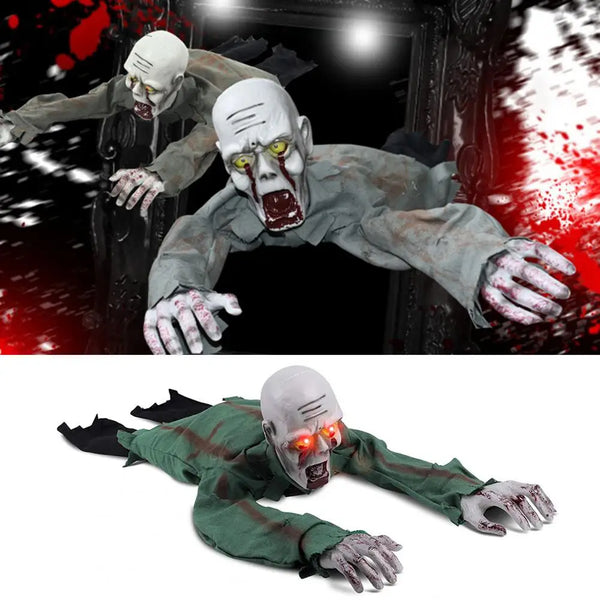 Halloween Spooky Voice-controlled Electric Glowing Crawling Ghost with Realistic Postures Crawling Ghost - product image 1