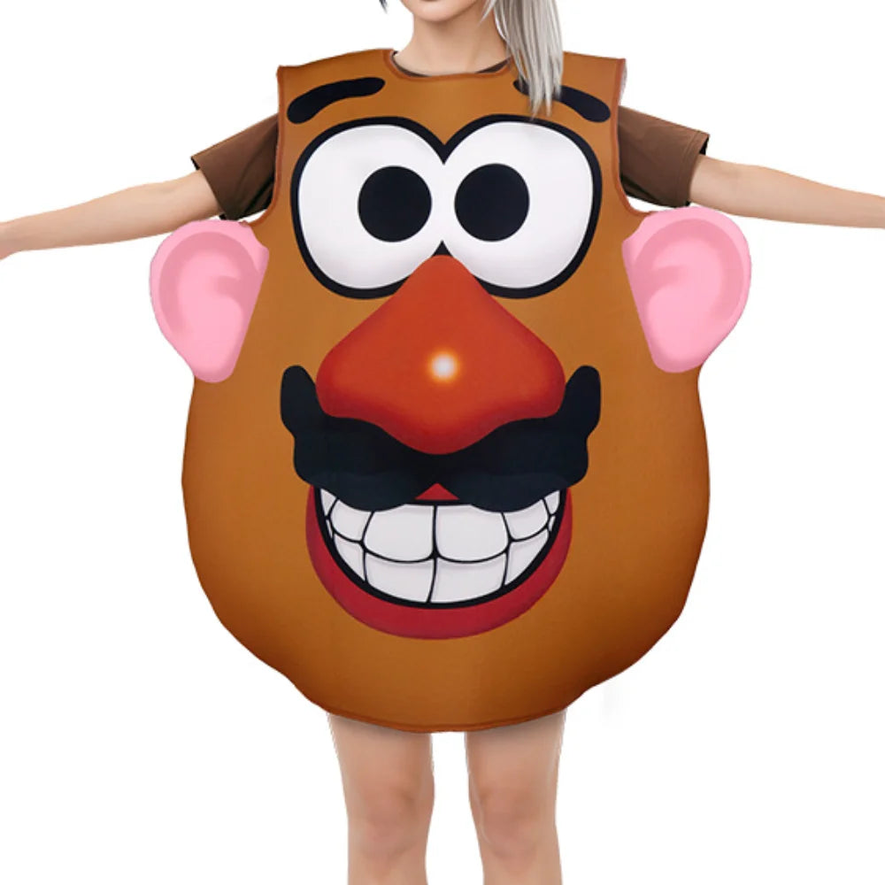 Potato Head-Inspired Costume – Adult & Kids Funny Dress-Up