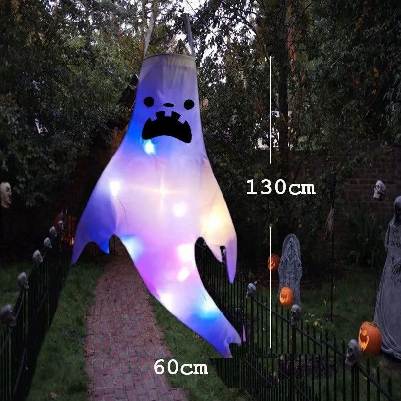Hanging Ghost Halloween LED Luminous Ghost Children's Gift Scary Party Props Home Outdoor Courtyard Bar - product image 9