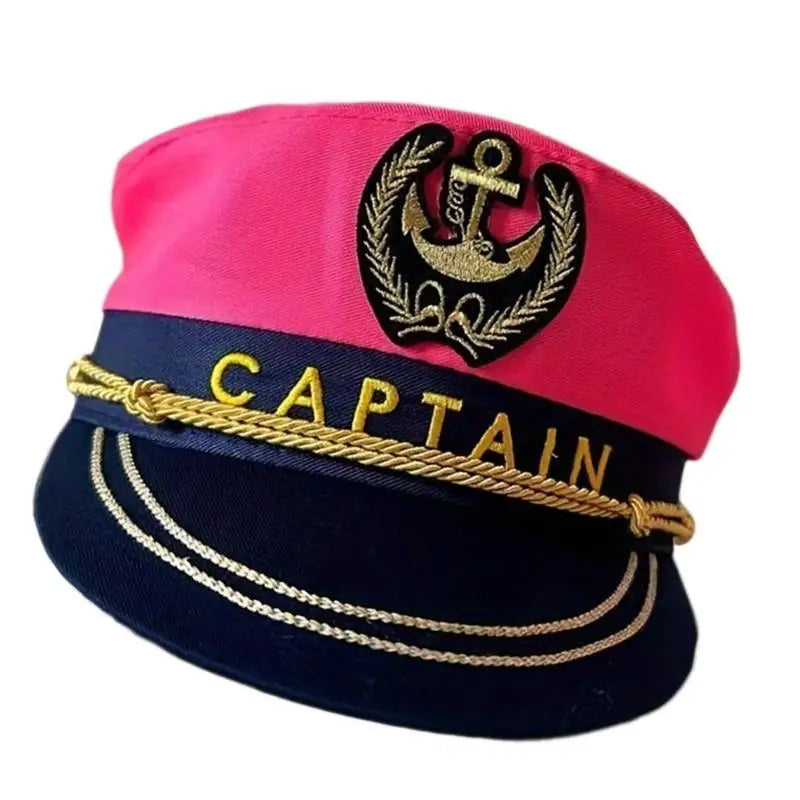31BB Sailors Cotton Classical Embroidered Design Fits Most Photo Props Hat - alternate view 4