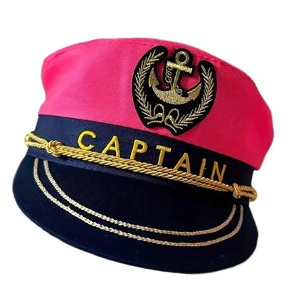 31BB Sailors Cotton Classical Embroidered Design Fits Most Photo Props Hat - alternate view 4