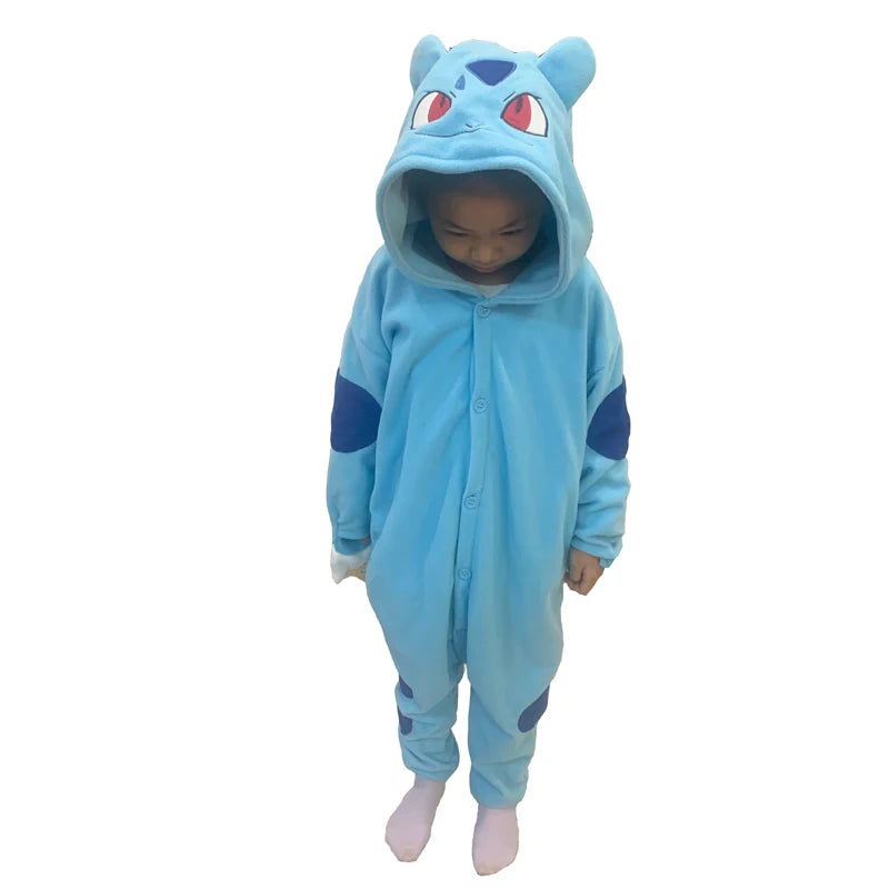Pokemon-Inspired Animal Onesie Costumes for Kids | Kigurumi Pajamas