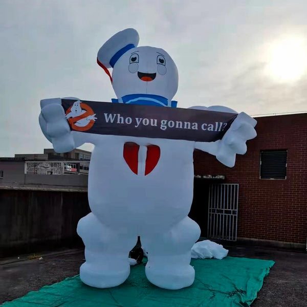 Marshmallow Man Halloween Inflatable