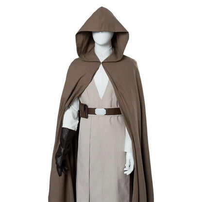 Jedi Knight Star Costume Guerre Anakin Skywalker Luke Costume Robe with Cloak Halloween - C522 / XXXL