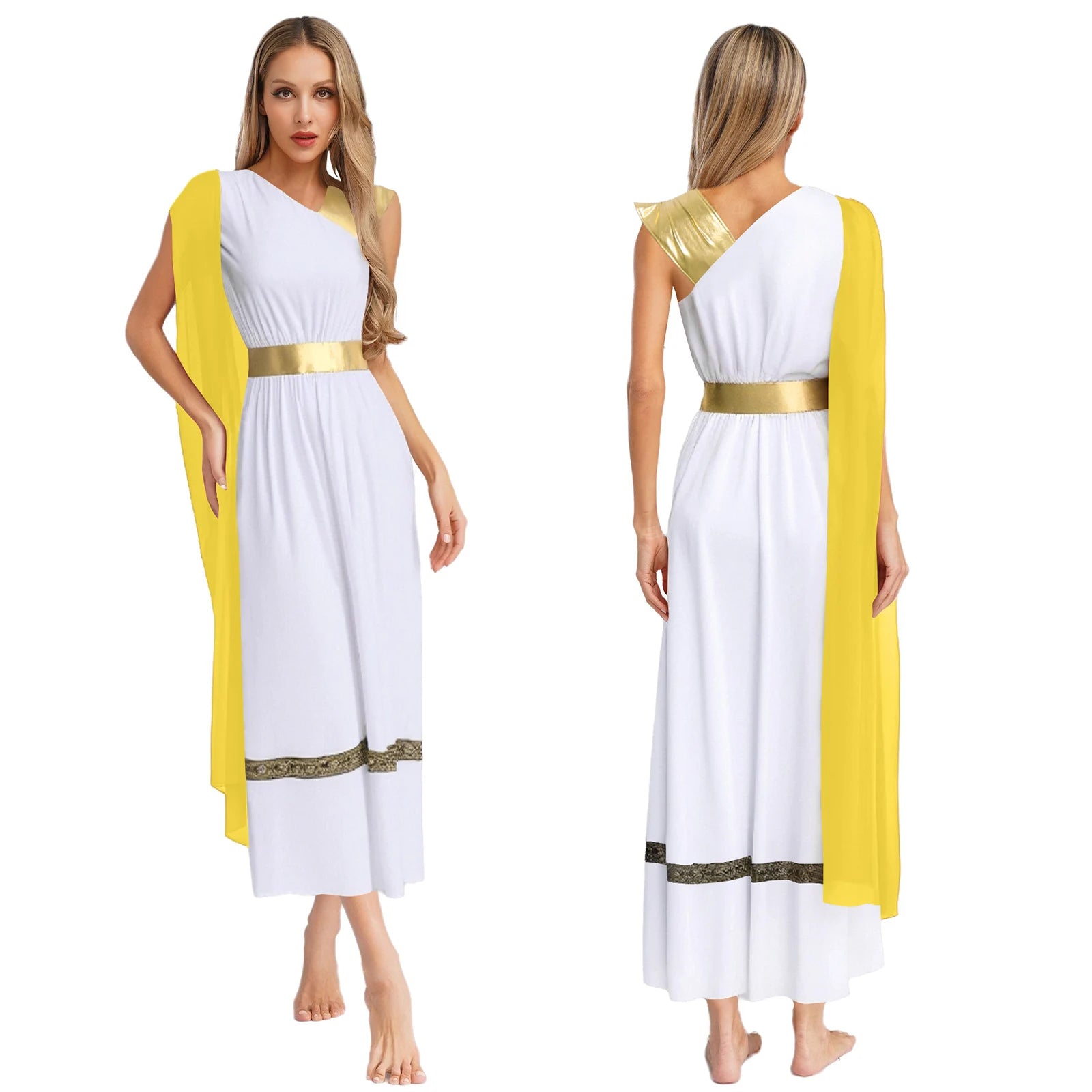 Womens Adult Ancient Greek Princess Roman Spartan Warrior Carnival Cosplay Costume High Waist Roman Empress - product image 10