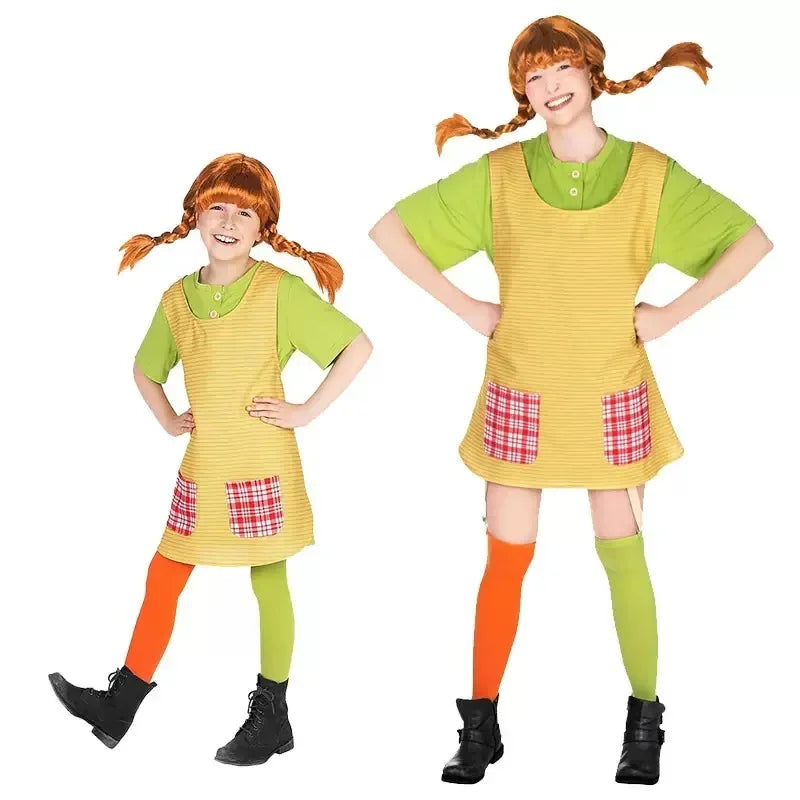 Anime Cosplay Full Set Include Leather Stockings Jacket Apron Pantyhose Camouflage Halloween Party Uniform Carnival Costume Wig