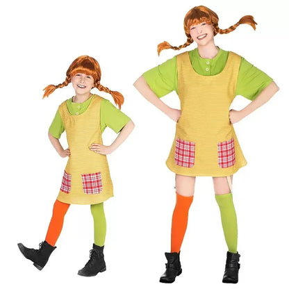 Anime Cosplay Full Set Include Leather Stockings Jacket Apron Pantyhose Camouflage Halloween Party Uniform Carnival Costume Wig