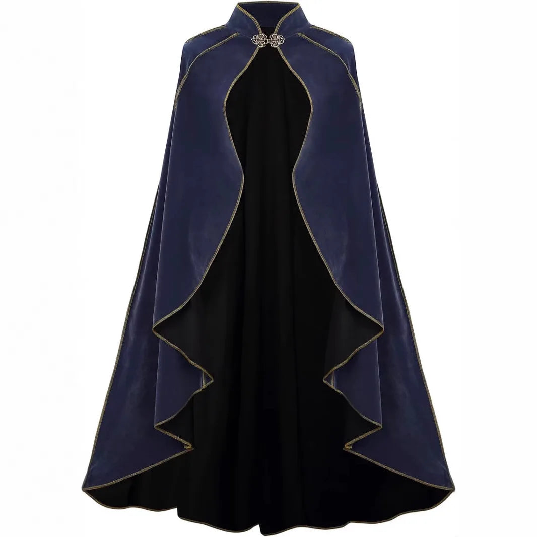 Men Halloween Cloak Costume Cape Medieval Shawl Vampire Pirate Robe Old Ranger Costume - View 6