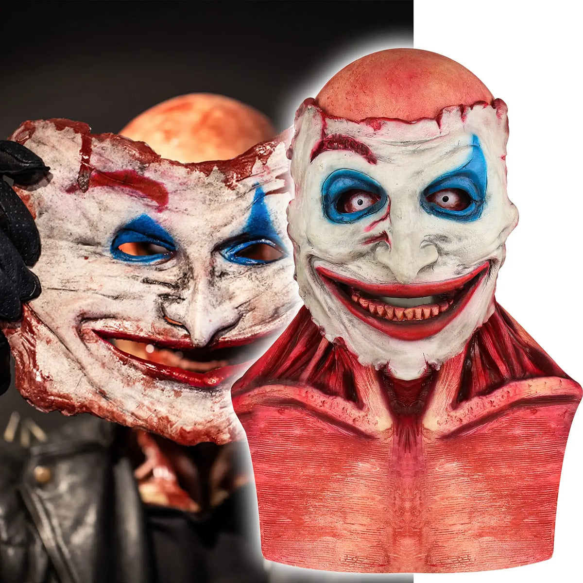 Bulex Which Is Me Scary Halloween Mask Tear Off Type Skeleton Horror - product image 2