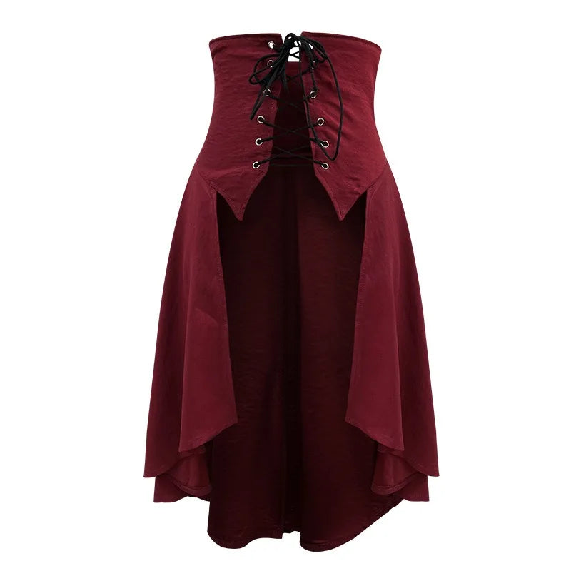 Women's Victorian Gothic Steampunk Pirate Halloween Costume Set