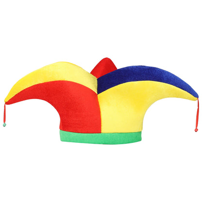 Halloween Costume Clown Hat Unisex Clown Hat Cap with Bells Costume Accessories Adult - Type B / One Size