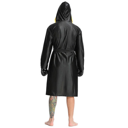 Adult Boxing Champion Costume Man Women Boxer Robe Gold Belt Suits Competition Training - View 5