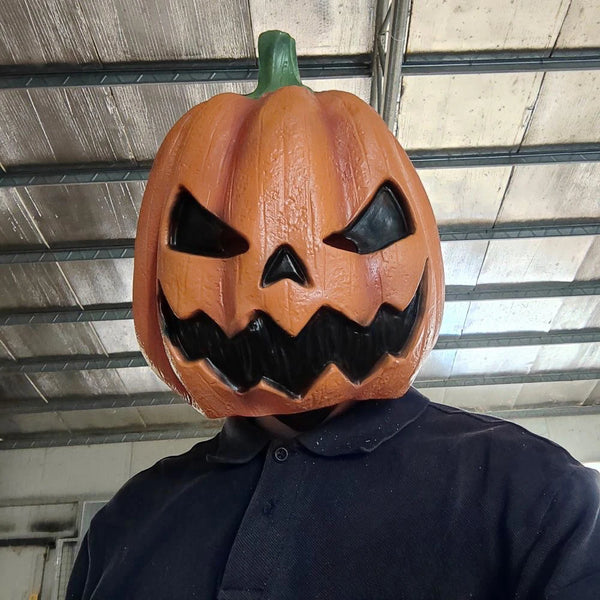 Pumpkin Halloween Mask – Latex