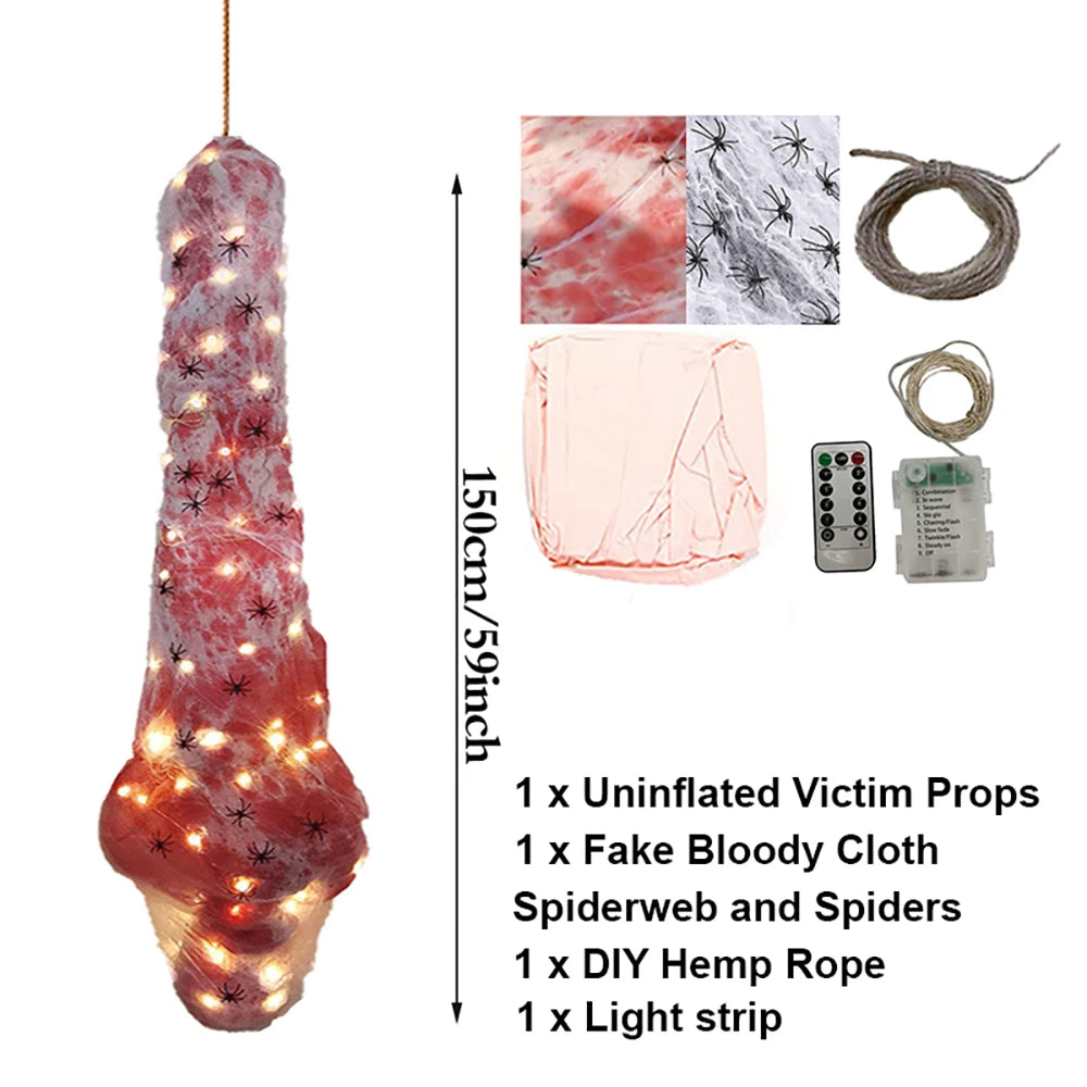 Halloween Dead Props Horror Outdoor Decoration Creepy Corpse Lamp Set Scary - product image 4