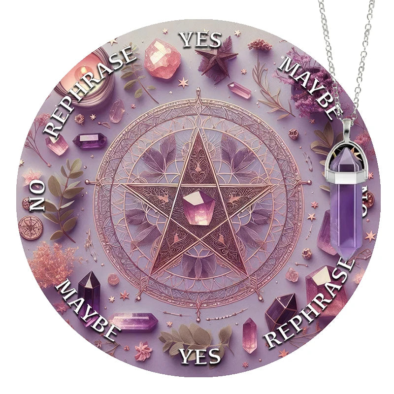 Crystal & Star Astrology Pendulum Divination Mat