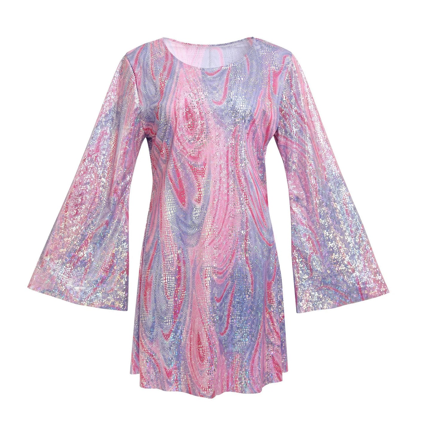 New Halloween Vintage 70s 80s Rock Women Disco Dress Hippie Costumes 60's Birthday Outfits 1970s Prom Sequin - product image 5