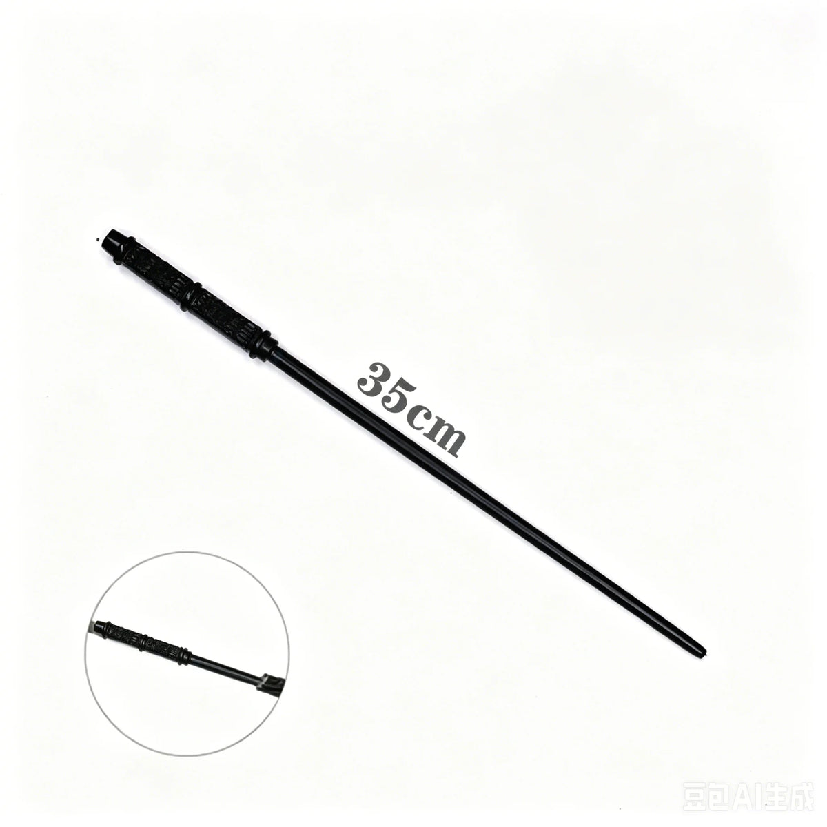 Wizard-Inspired Metal Core Magic Wand Cosplay Prop