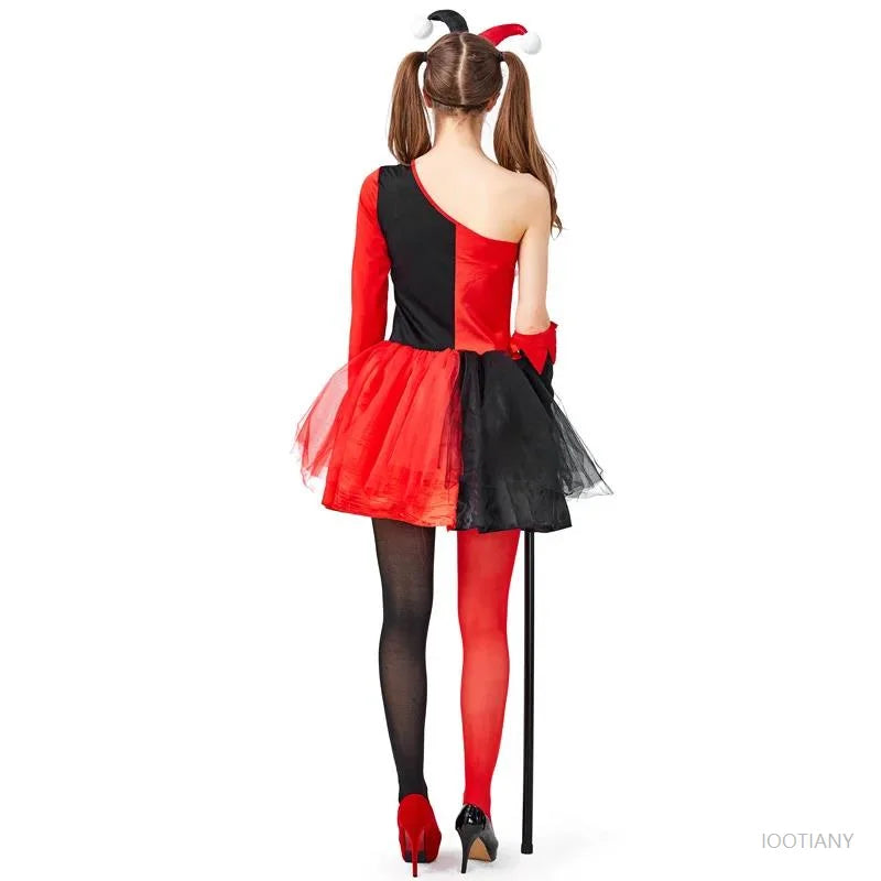 Halloween Carnival Adult Naughty Circus Magic Clown Costume Horror Ghost Clown Funny Role Playing Costume - product image 2
