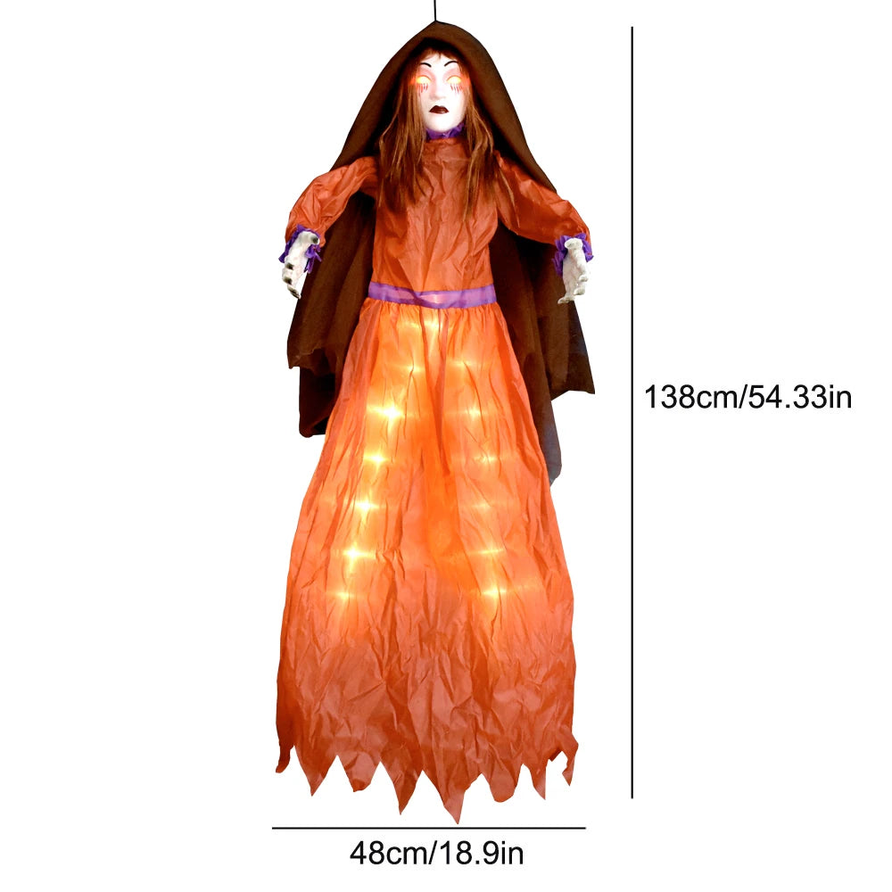 Electricity Meter Halloween decoration Halloween Hanging Decoration with Light-Up Eyes for Outdoor Yard - product image 14