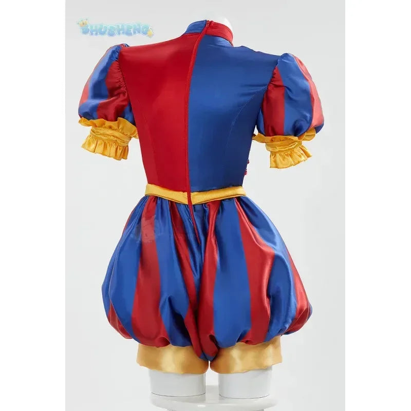 Cosplay Adult Digital Circus Cosplay Costumes Pomni Cosplay Masks Set Hat Jumpsuit Cartoon Christmas - product image 3