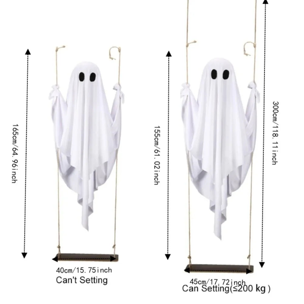 Luminous Halloween Hanging Swing Ghost Remote - controlled Large Yard Flying - product image 6