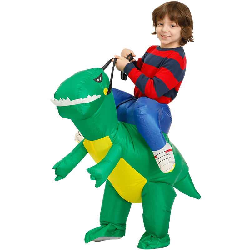 Kids Child Dinosaur Inflatable Costume Anime Costume Costumes Dress Suits for Boys