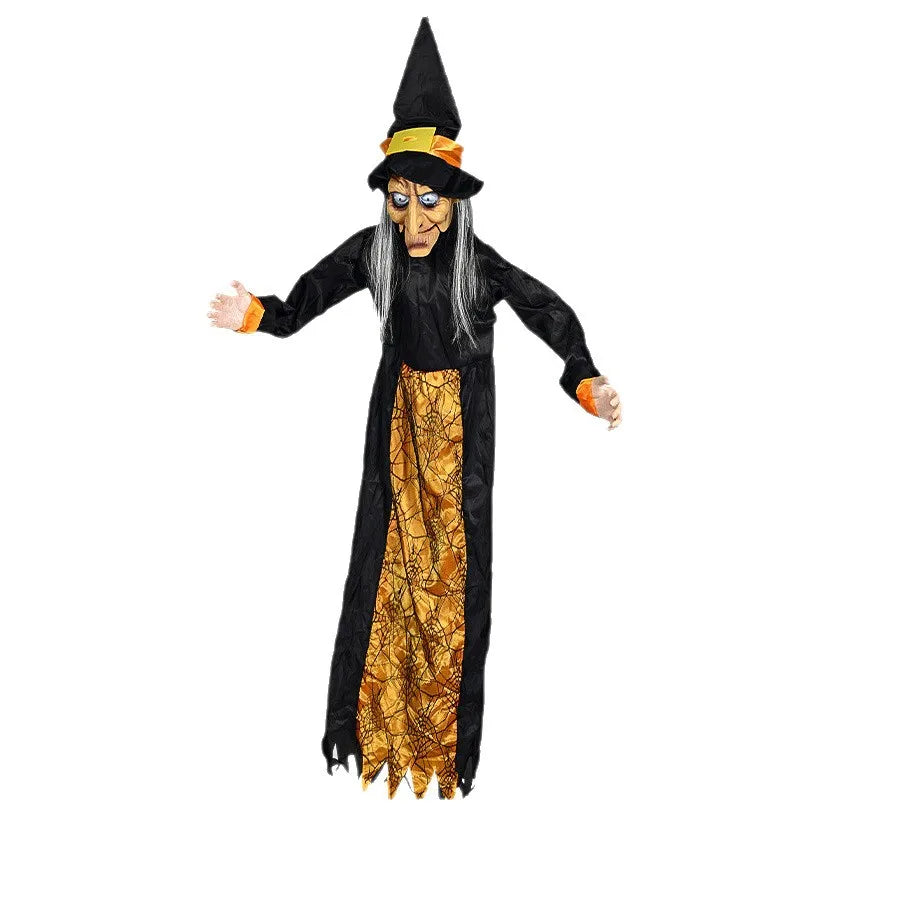 Halloween Witch Ghost Decor Horror Pendant Glowing Prank Props Electric Toys - product image 7