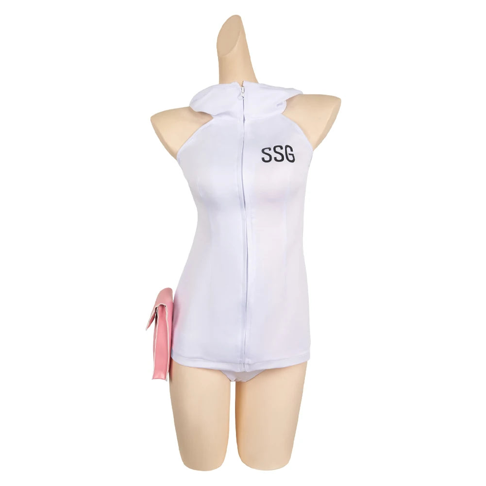 Nami Costume Adult Women Jumpsuit Waistbag Bikini Swimsuit Beach Skirt Outfits Halloween - 01 / L