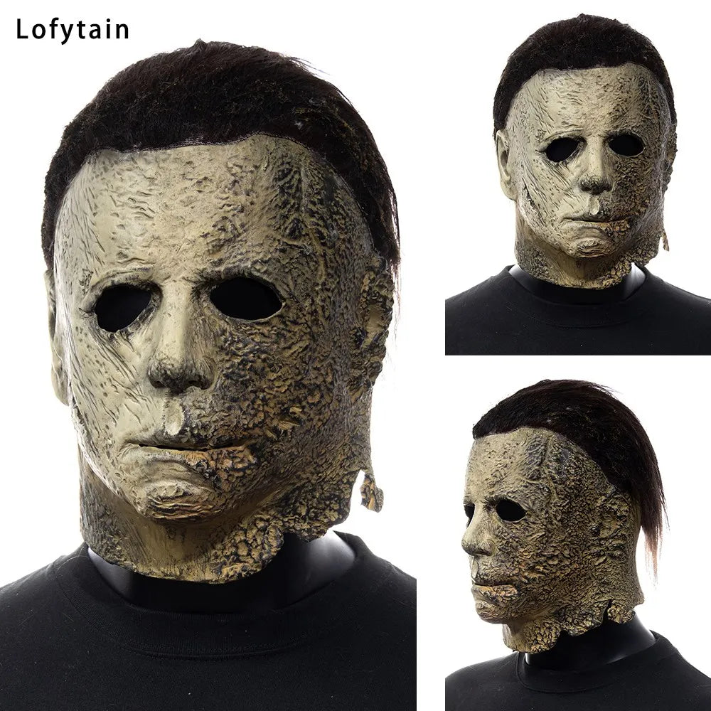 Michael Myers Bloody Horror Mask Latex Prop