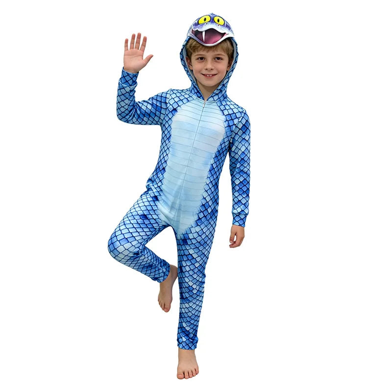 Snake Gary Costume Animated Animal City Costume Cosplay Suit Carnival Party Disguise Halloween