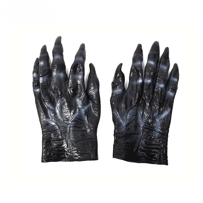 Halloween Makeup Party Props Pranks Terrifying Zombie Blood Gloves Cosplay and Glue Gloves - product image 6
