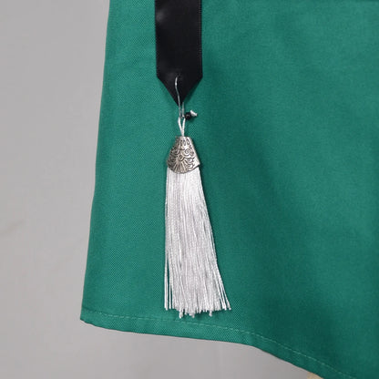 Anime Witch Hat Atelier Coco Cosplay Outfit Green Cloak Uniform Full Set With Hat Socks For Halloween Costume - product image 5