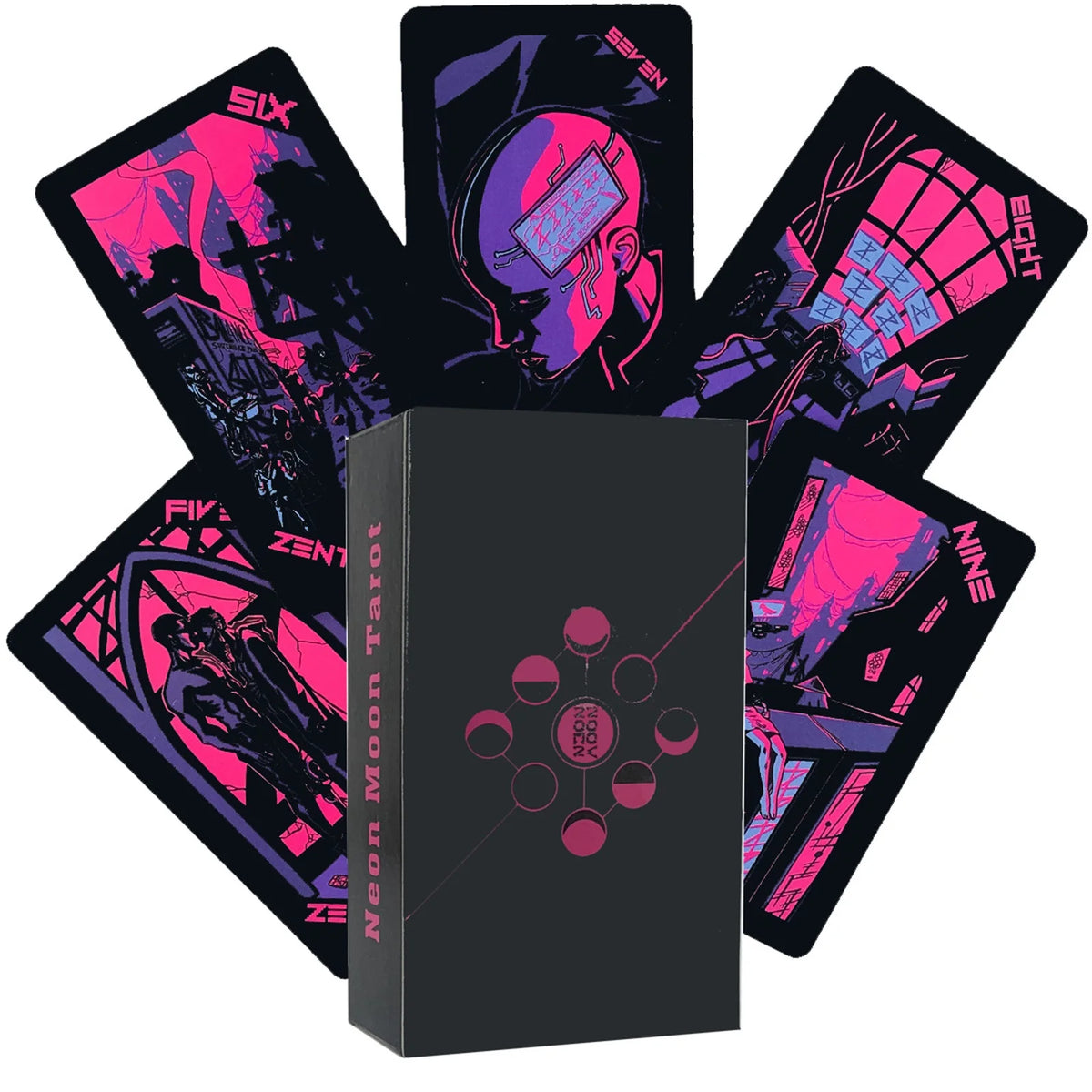 Neon Moon Pocket Tarot Deck with Tuck Box