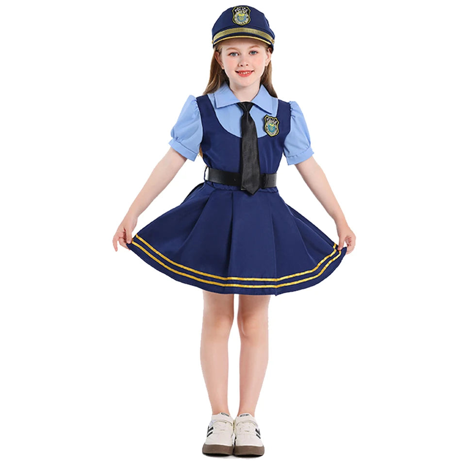 Girls Judy Rabbit Halloween Costume Set