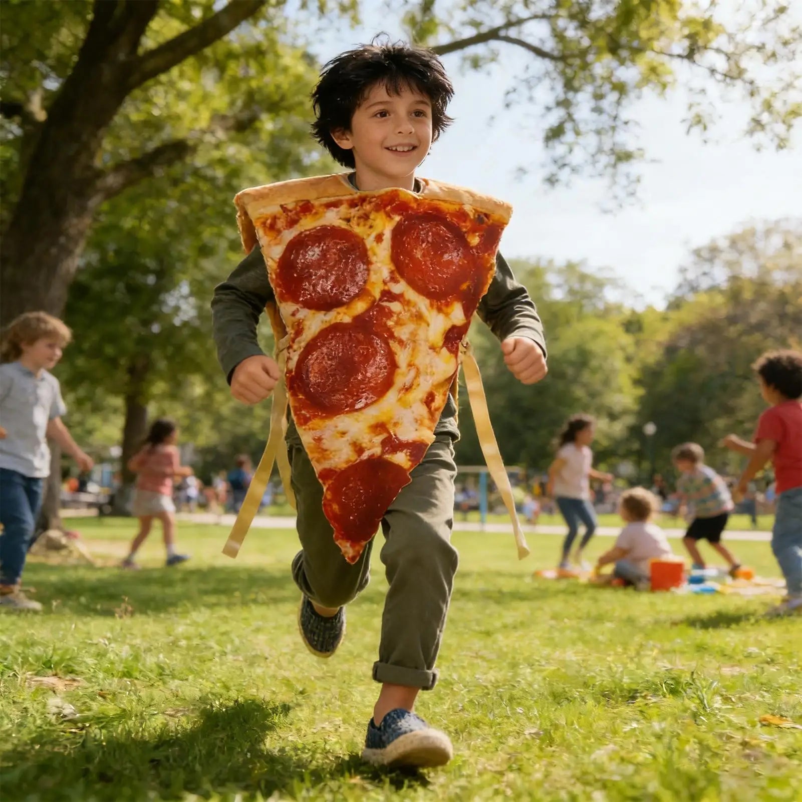 Couples Pizza Realistic Food Costume - alternate view 4