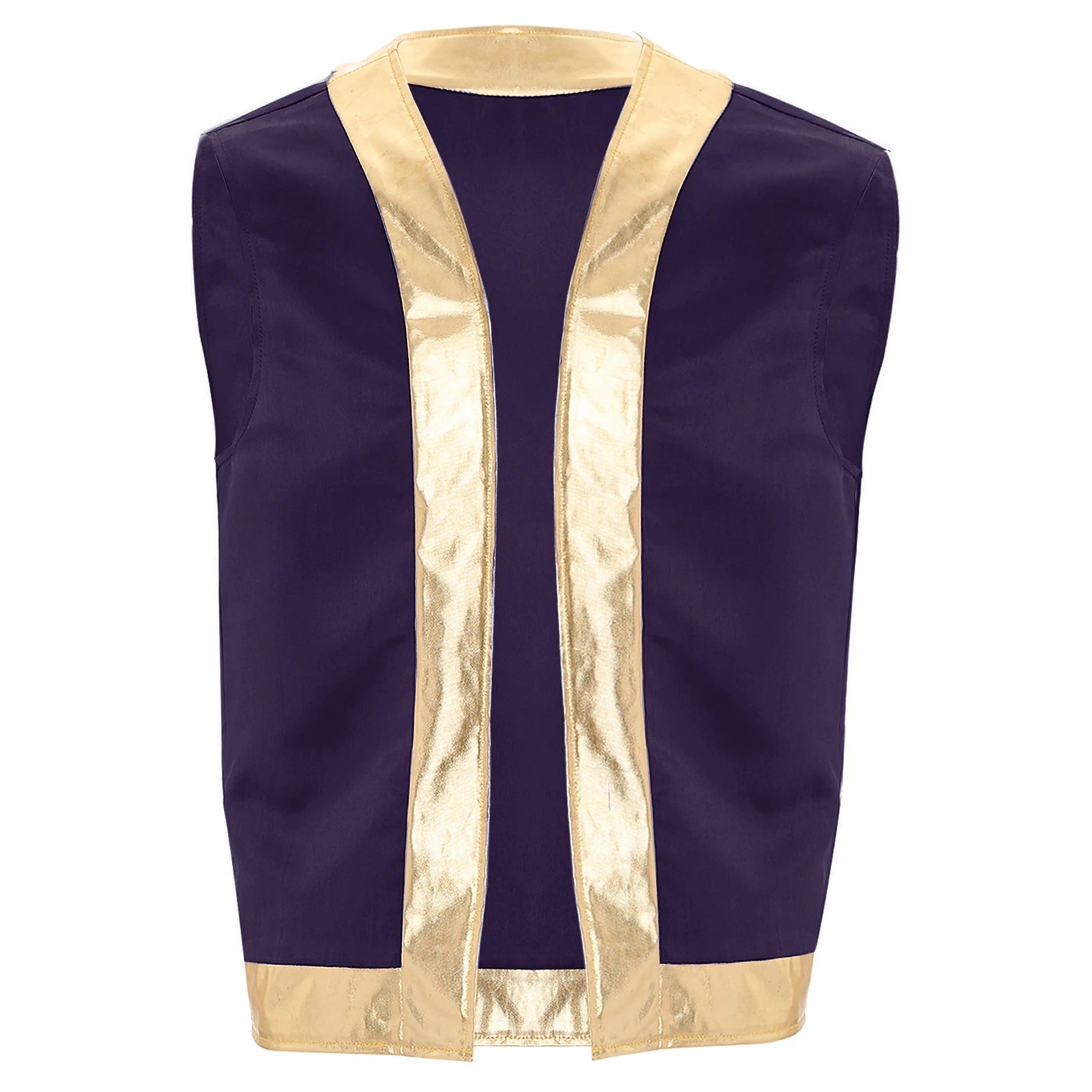 Men's Toad Game Character Open Front Loose Vest Waistcoat Costume - alternate view 12