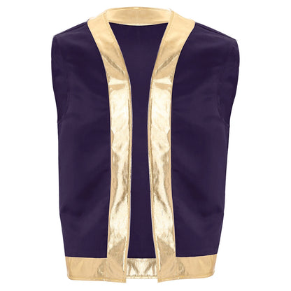 Men's Toad Game Character Open Front Loose Vest Waistcoat Costume - alternate view 12