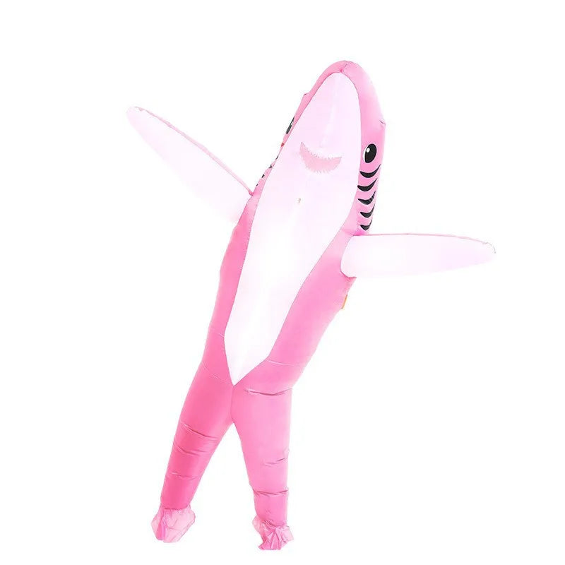 Adult Shark Cosplay Inflatable Halloween Costume Halloween Birthday Gift Cosplay Party Inflatable Costume