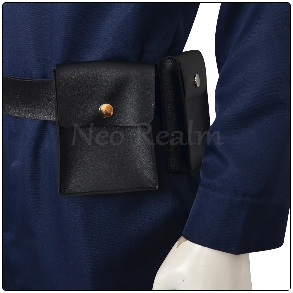 Adult Anime Fox Costume Cartoon Police Outfits Halloween Outfit for Men Women Easter - Set 2 / XL