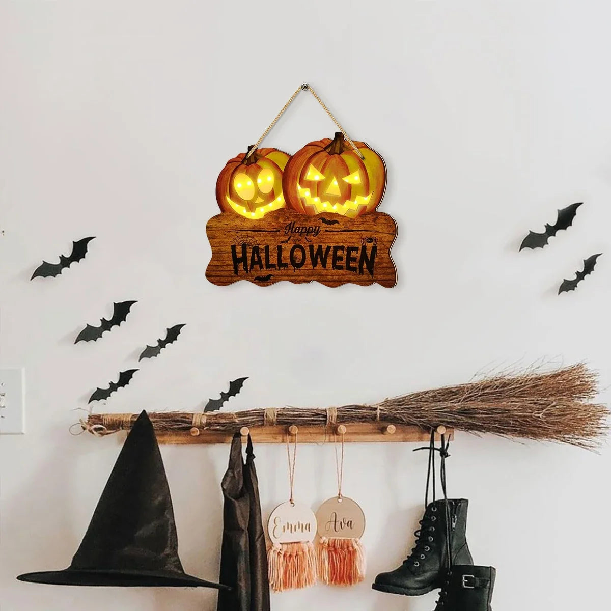 Pumpkin Halloween Decoration – Light-Up