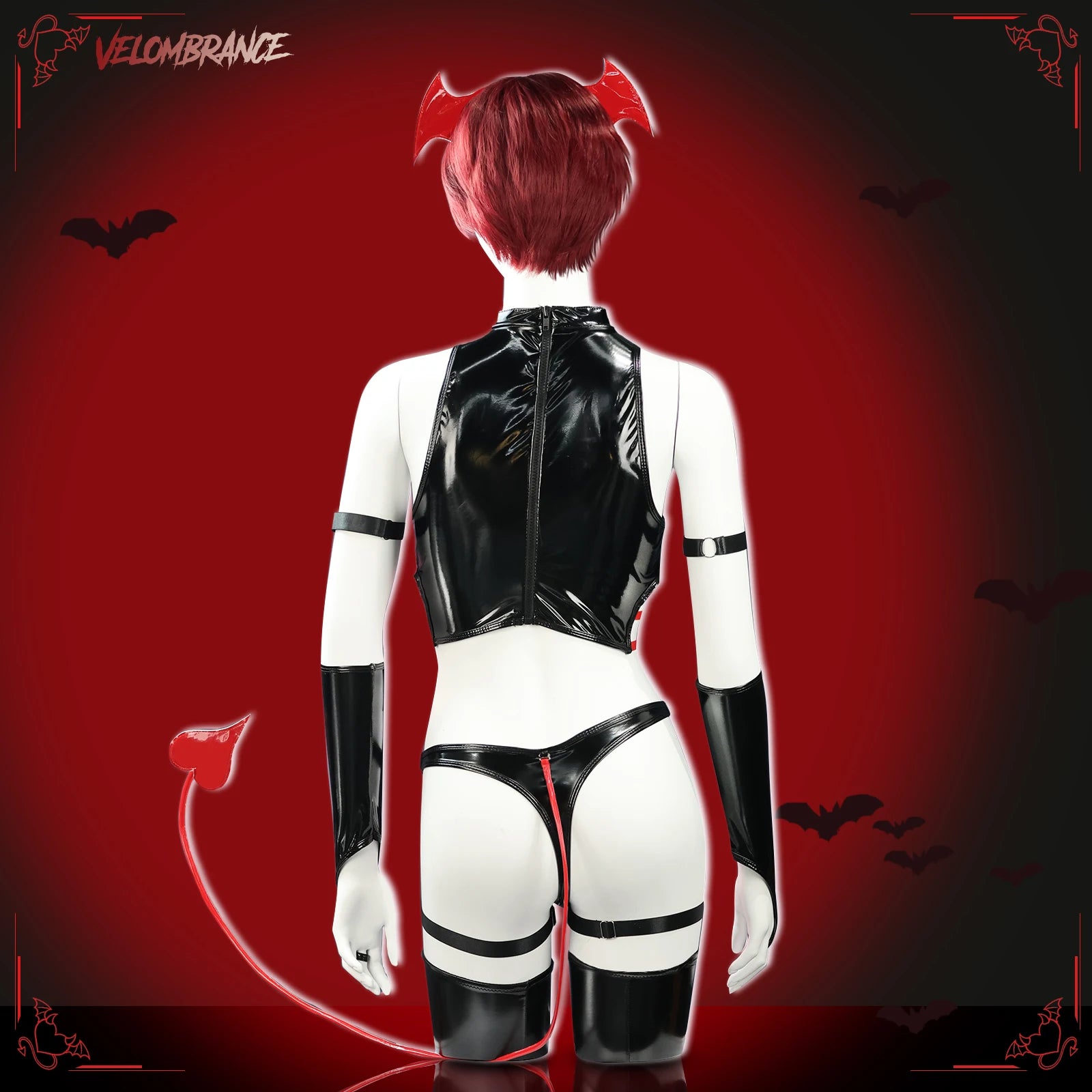 Men's Medieval Steampunk Demon Jacket Costume - alternate view 4