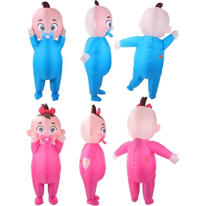 Inflatable Giant Baby Costume for Adults | Funny Halloween Suit