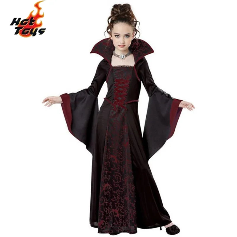 Halloween Costume for Kids Halloween Fantasy Vampire Costume Girls Witch Costume Kids for - white / 140