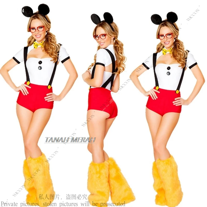 Halloween Party Frog Penguin Panda Cat Fox Monster Dinosaur Pirate Cosplay Costume Jumpsuit Woman Man Party Role Play Bunny Girl