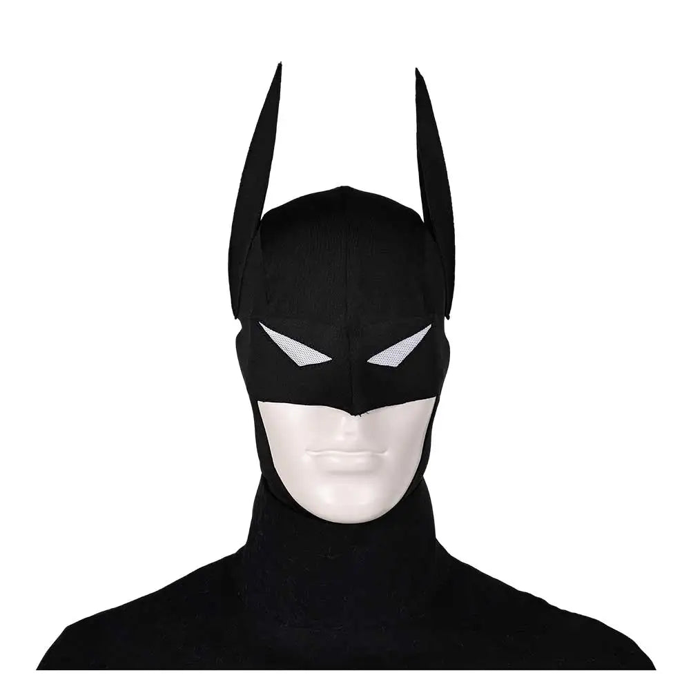 Bat Men Costume Bruce Superhero Disguise for Adult Man Jumpsuit Cloak Bat Mask Bodysuit - Mask only / M