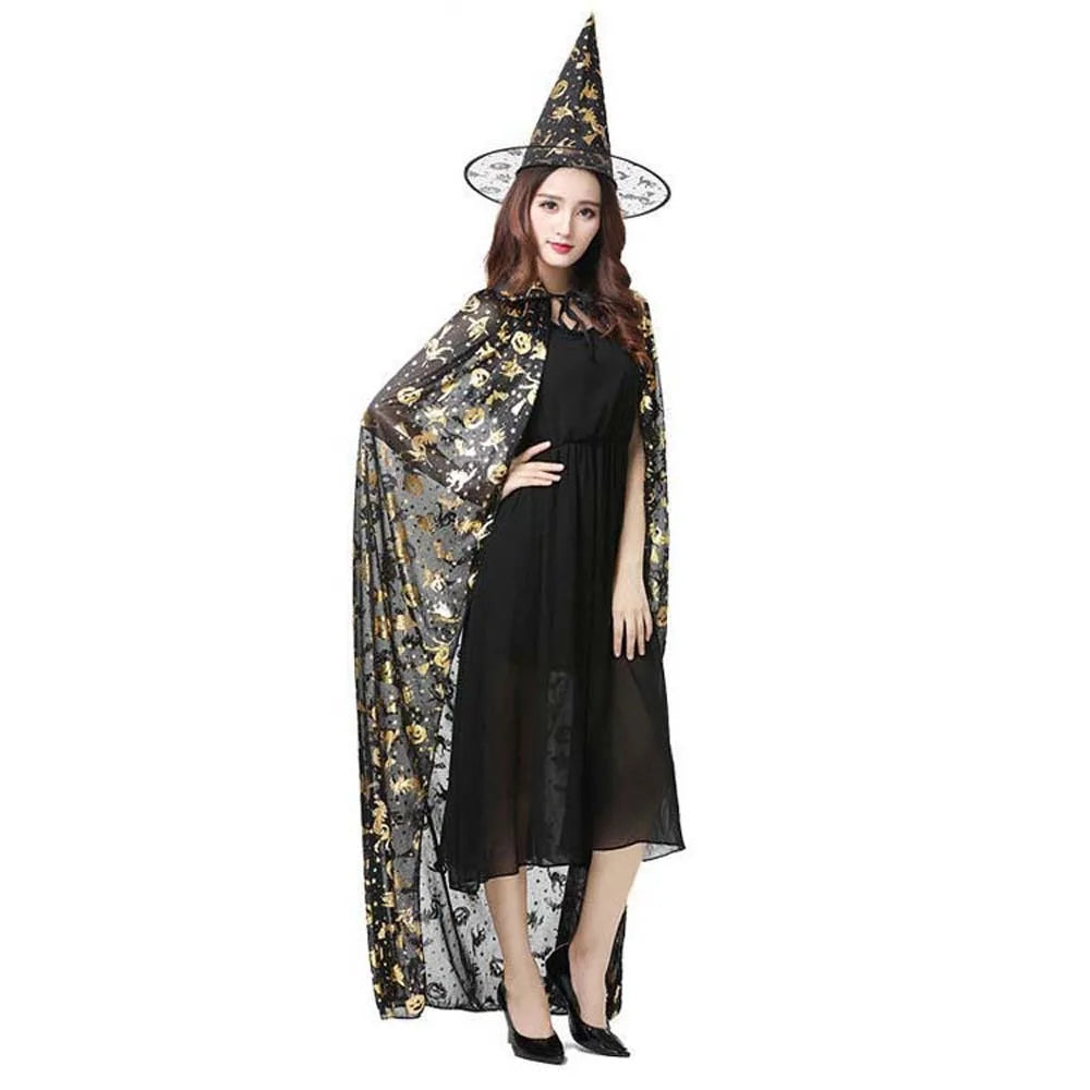 Trendy Performance Costumes Halloween Cloak Sets Witch Caps Pumpkin Scary Costumes Ghost - View 8